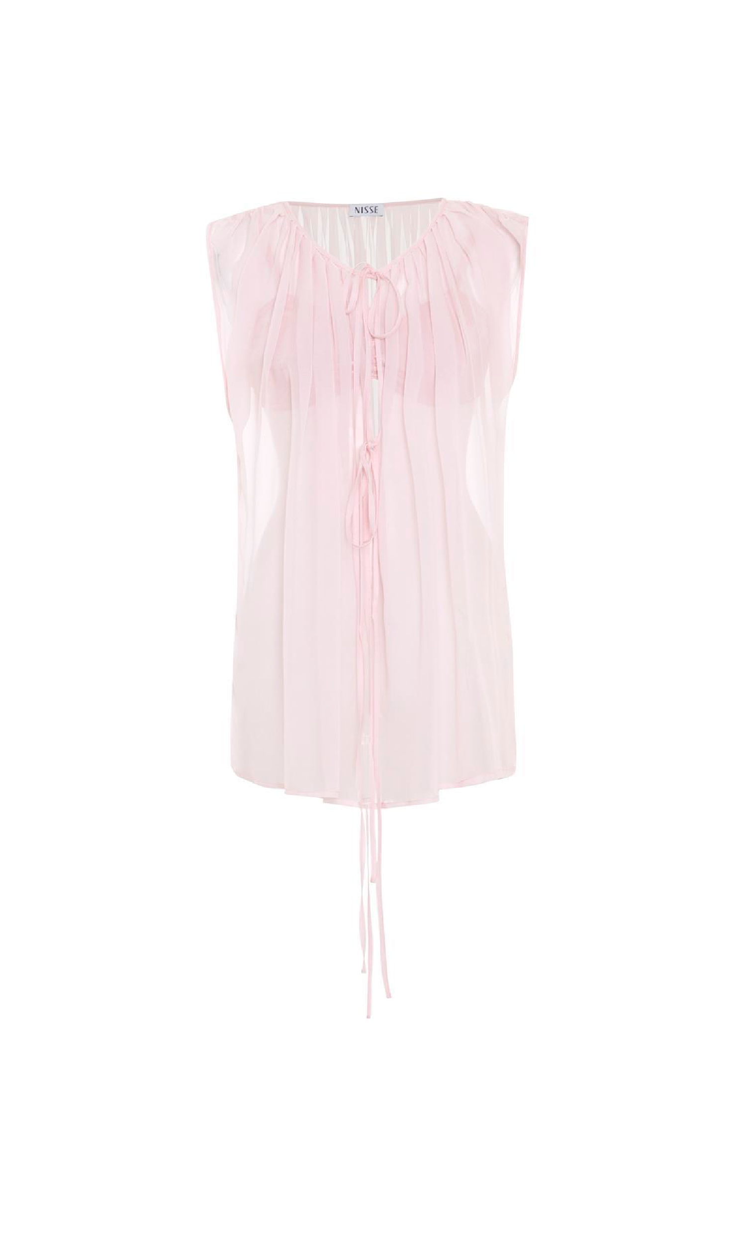 新品 ANDMARY Tiana knit bare tops ベビーピンク Tiana knit bare