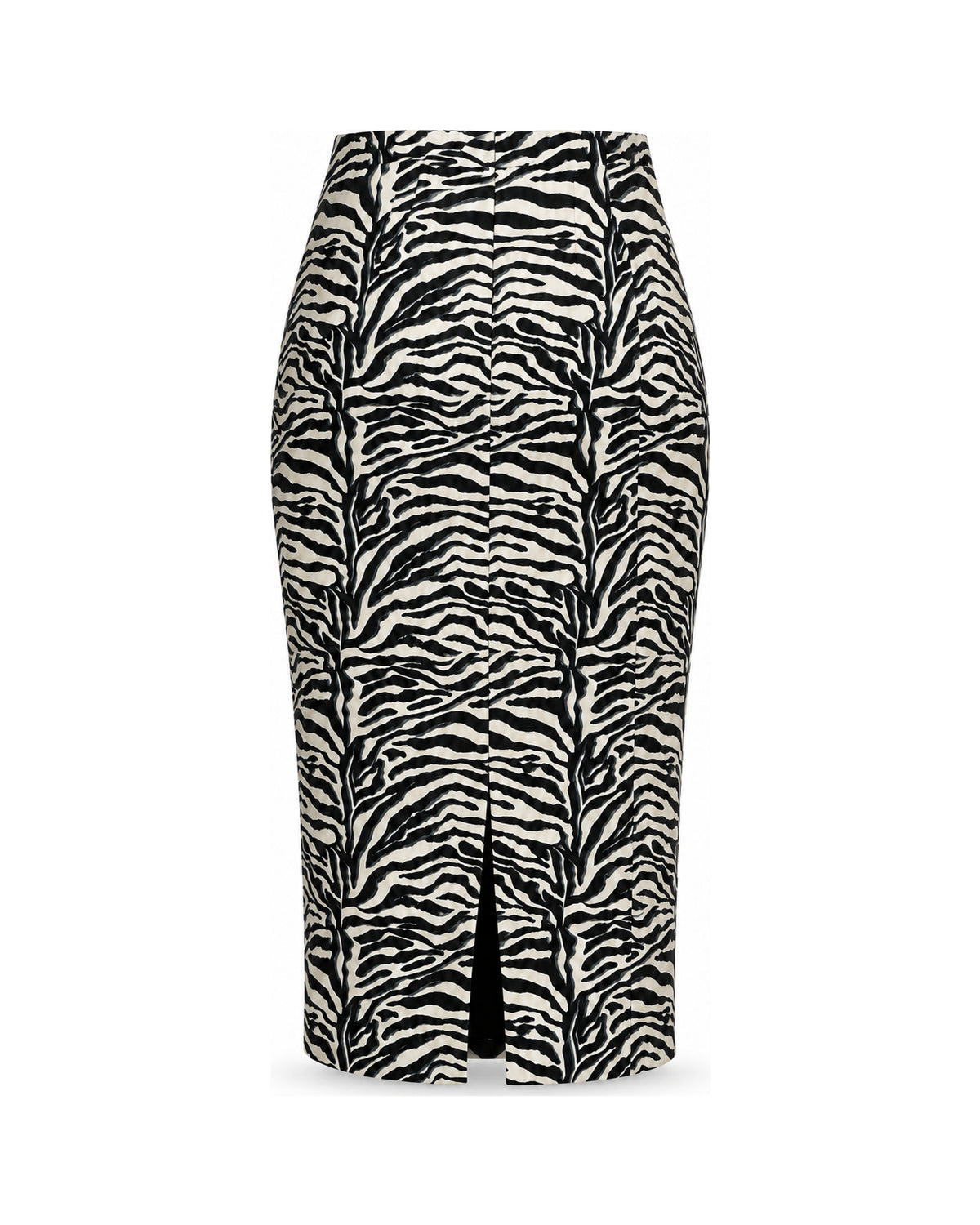 Alessia Zebra Midi Etek yeni dekupe arka