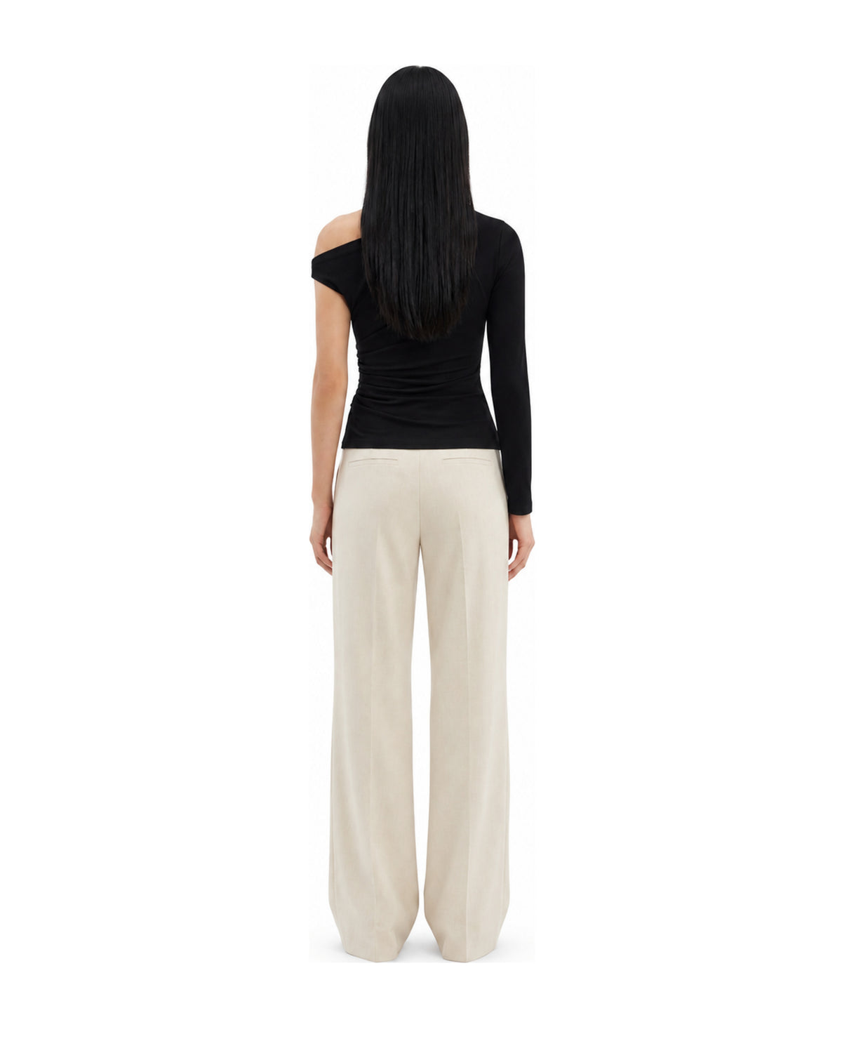 Siofra Bluz ve Raphine Krem Pantolon model arka