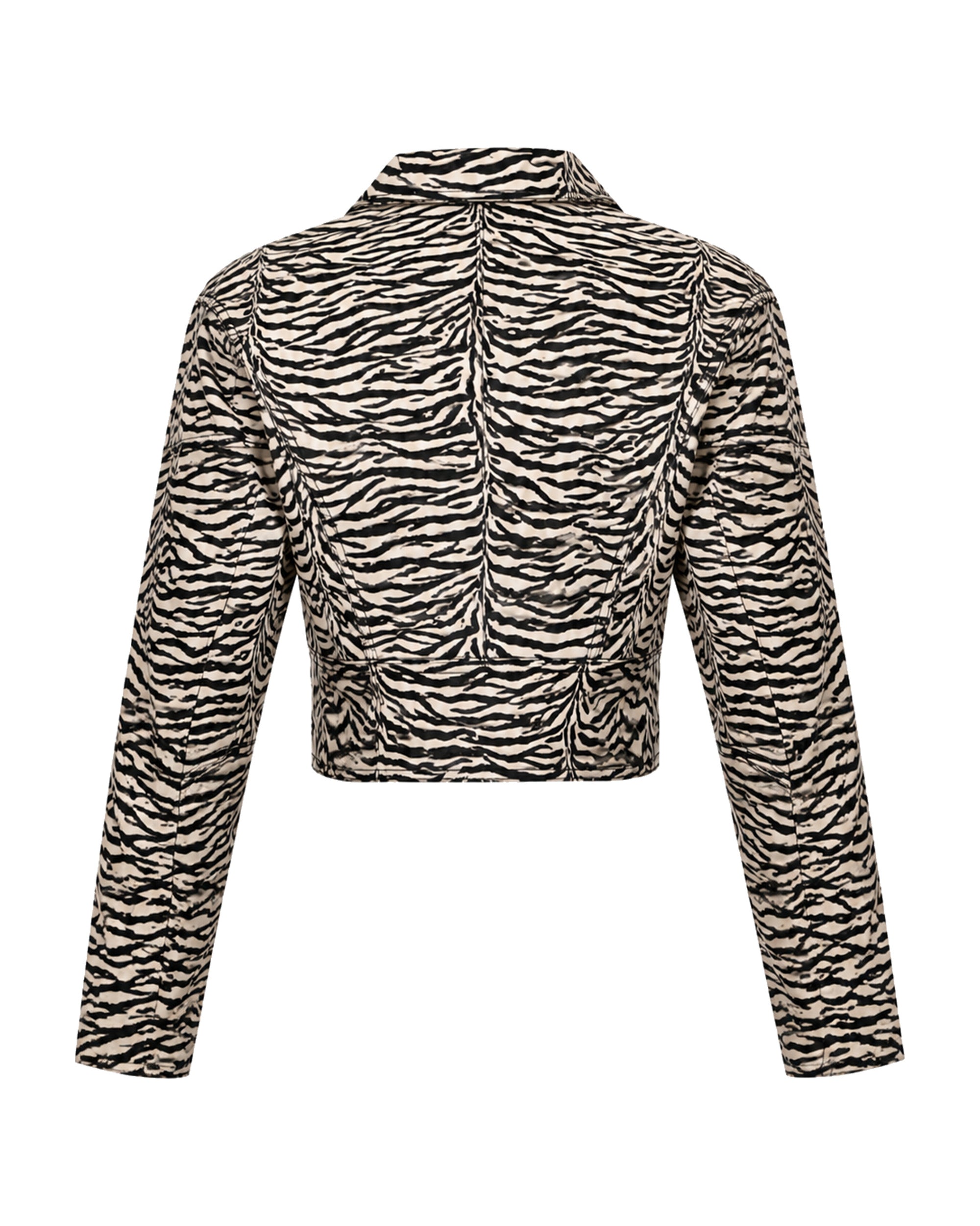 Alessia Zebra Ceket - Arka Görünüm