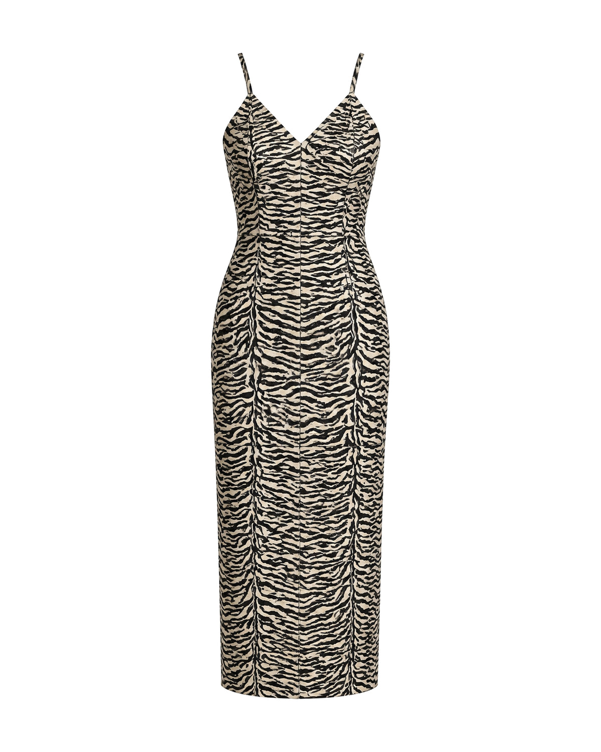 Alessia Zebra Elbise - Ön Görünüm