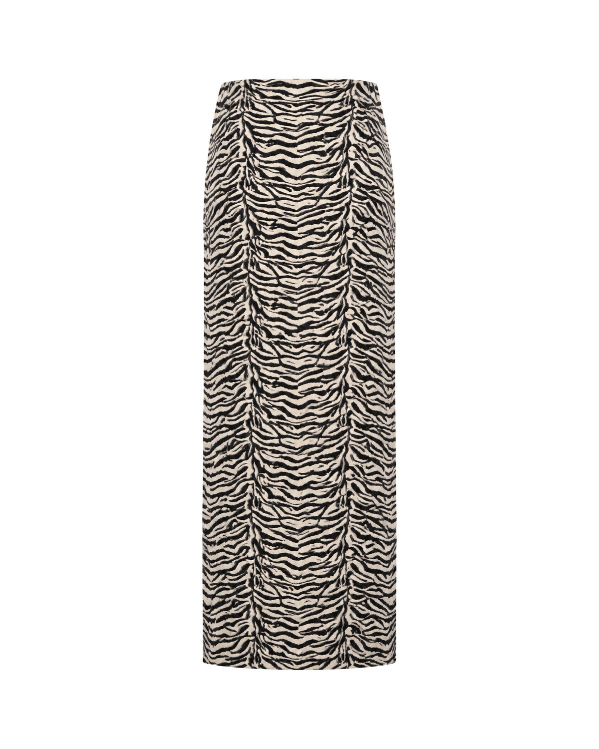 Alessia Zebra Midi Etek - Arka Görünüm