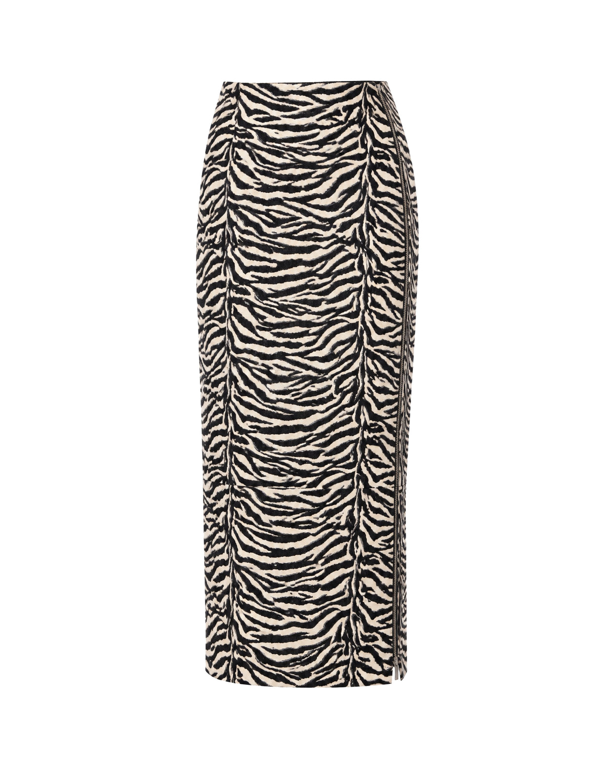Alessia Zebra Midi Etek - Ön Görünüm