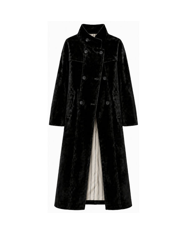 Noir Elegance Palto Siyah - Ön Görünüm